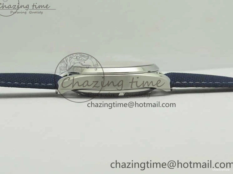 0220 EasyCare Aqua Terra Master Ryder Cup Edition VSF 1:1 Best Edition White Textured Dial on Blue Nylon Strap A8500 Super Clone 8016